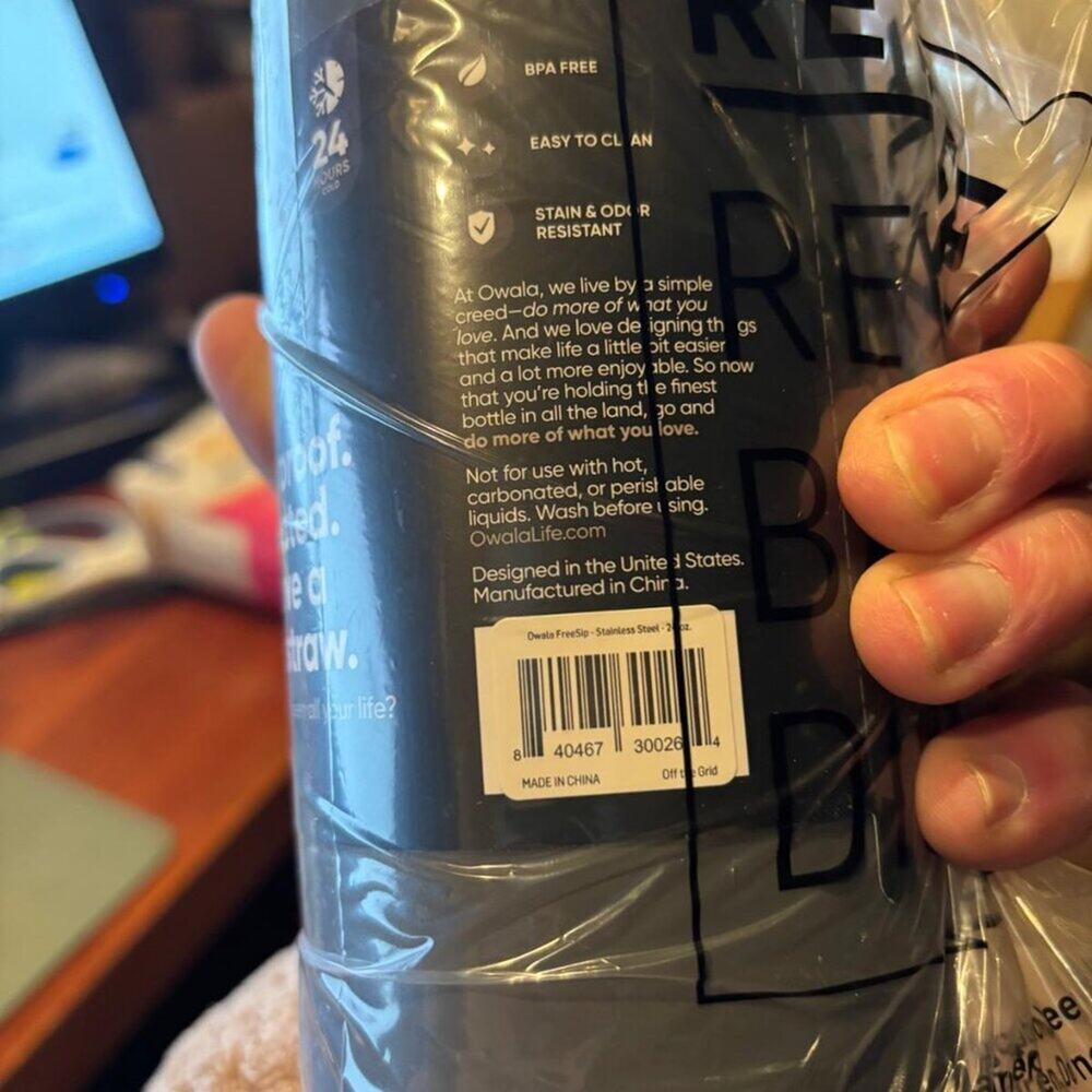 Owala freesip 24 oz OFF the grid- brand new and sealed - Picture 2 of 3